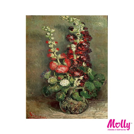 Картина по номерам Ван Гог. Ваза со штокрозами