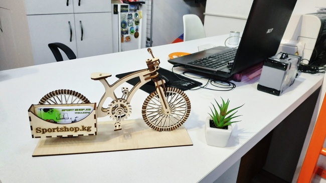 Визитница велосипед