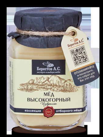 Мёд натуральный "Высокогорный", коллекция Избранное