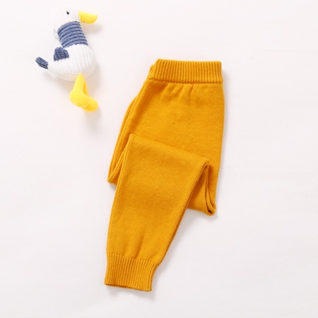 Sonbahar ve kış yeni stil iç kalınlaşma sıcak çocuk örme pantolon dizlik tozluk