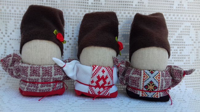 Подарок-оберег для мужчин в дом "Богач" Кукла-мотанка. Handmade.