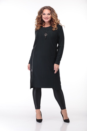 WOMAN'S DRESS MODEL 769 GREEN, Anastasia Mak