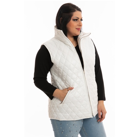 Büyük Beden Kapitone Yelek