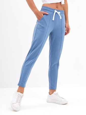 Брюки бананы укороченные 7/8 на резинке