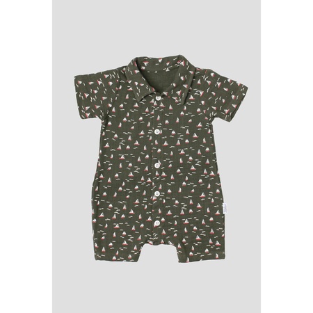 Оптом детские комбинезоны с муслиновым принтом для мальчиков 3-12 мес.