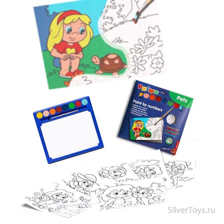 Раскраска по номерам Животные