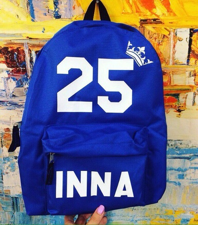 Женский именной рюкзак с номером