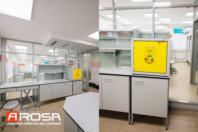 Yanıcı sıvıların güvenli depolanması için dolaplar