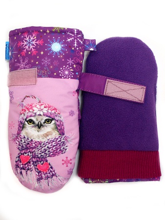 Детские варежки из мембранной ткани