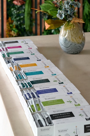 Teatone çay çubukları, fincan başına 1.8 gr çay poşeti, çaydanlık için 4 gr çay poşeti.