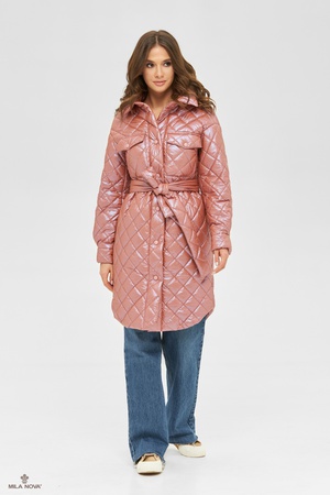 MILA NOVA COAT PV-216 KOR TERRACOT