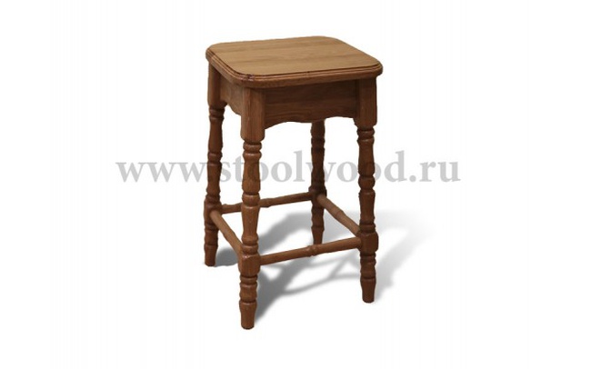 Табурет барный из дуба (55 см)