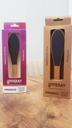 FERAY  IROKO AHŞAP TOPUK TÖRPÜ