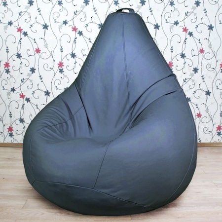 扶手椅-梨，TSV。蓝色，生态皮革