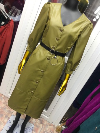 Шикарные кож., платья высокого качества.