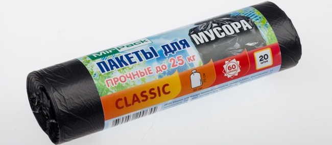 ПАКЕТЫ ДЛЯ МУСОРА ПНД CLASSIK