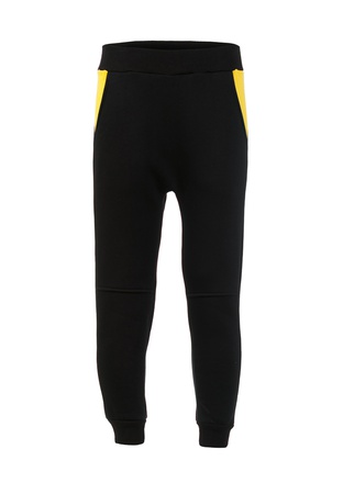 Штаны черные с желтыми карманами Yumster YC.02.23.025
