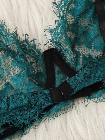 Ресниц Кружева Подвязки Комплект Белья