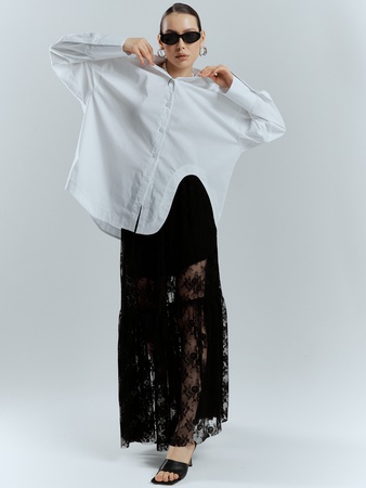 Женская рубашка оверсайз. Топ 2024 - 0924