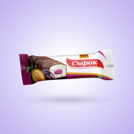 Сырок "MUSA" со сливовой начинкой