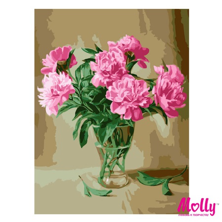 Sayıya göre boya Şakayık buketi