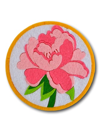 Подставка под кружку Цветы. Набор для творчества.