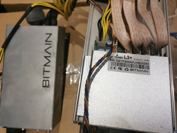 2,8 GH X4 Bitmain Antminer L3 + от 504 до 700 MH / s Scrypt / Litecoin Miner + блок питания