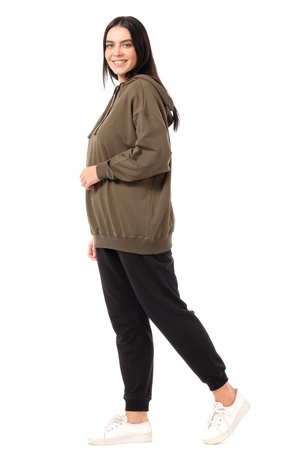 Толстовка с капюшоном с летучей мышью