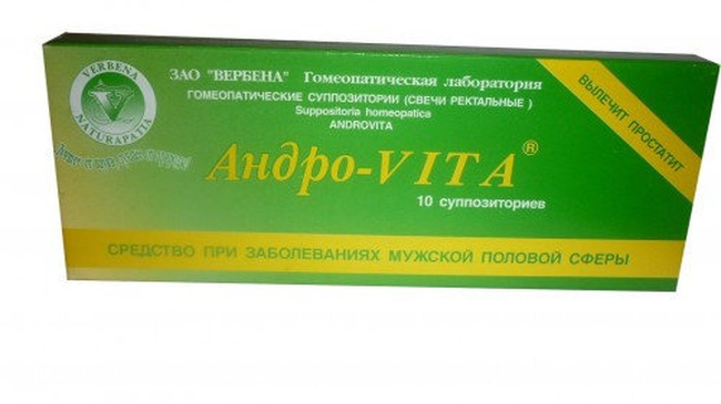 Свечи от простаты Андро-ВИТА