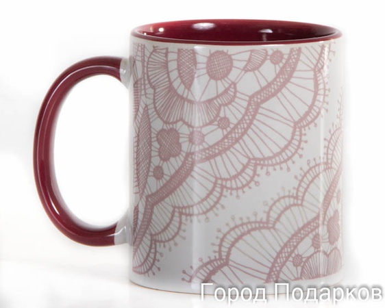 КРУЖКА ПОДАРОЧНАЯ М.МОНРО (КРУЖЕВО)