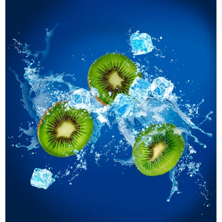 Kiwi-Eis / 6 Blätter