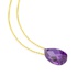 Even & Pétra 14 Ayar Altın Mor Damla Taş Kolye