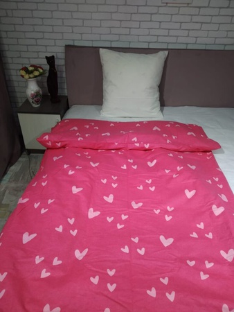 Постельное белье, 1.5 спальное, фланель