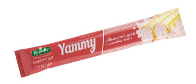 Вафельная трубочка "Appetito" 60гр