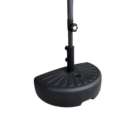 Half Cantilever Umbrella,Offset Outdoor Umbrella – 270cm UV Protective Sun Shade for Outdoor   , Windproof Frame – Wholesale