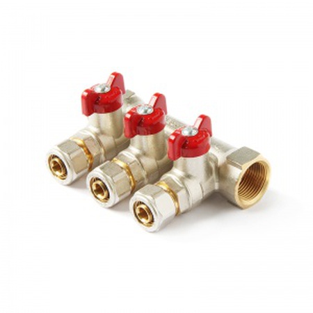 Коллектор с шар. кран.