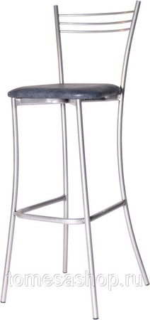 Стул барный "Бистро" каркас белый матовый 3