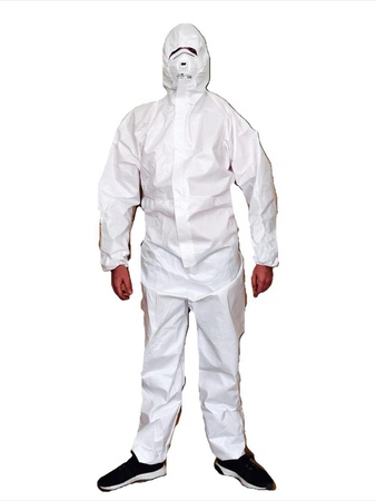 Одноразовые защитные комбинезоны Ekvator , laminelli 60гр/м2 размер 3XL