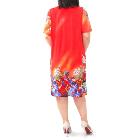 Astarlı file yazlık elbise