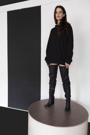 Hoodie female asymmetric \ male asymmetric