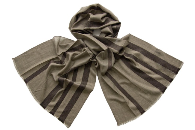 Italian silk and wool scarves for men