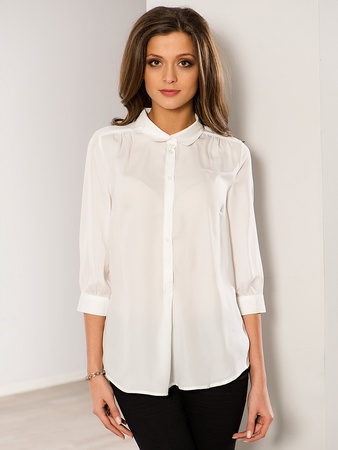 Блузка белая