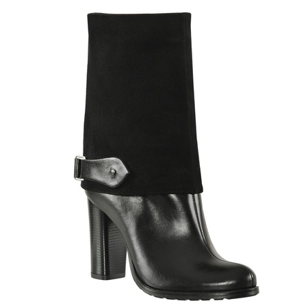 Women&#39;s ankle boots, genuine leather, suede<G818>