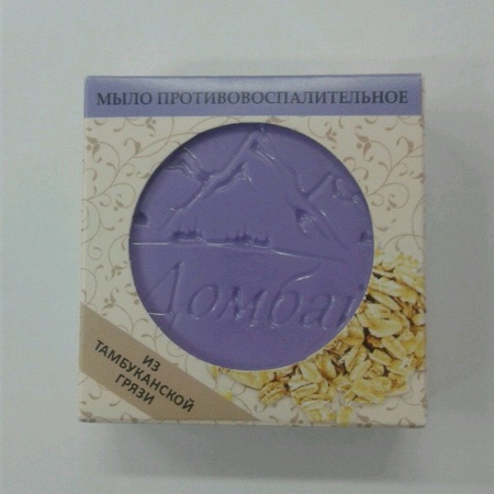 Мыло из тамбуканской грязи Домбай противоспалительное
