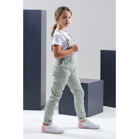 Toptan Kız Çocuk Kot Tulum (Tişört Hariç) 2-5Y