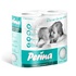 Туалетная бумага PERINA Perfect White 3 слойное 4 шт/уп