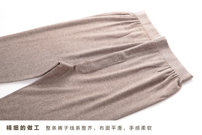Sonbahar ve kış erkek ince yün pantolon kadın ince dikişsiz tozluk örme sıcak kaşmir pantolon