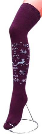 Гольфы женские внутримахровые (арт. с807) «Олени»