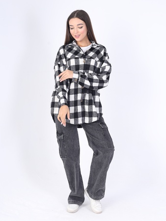 Kadın büyük boy sıcak gömlek