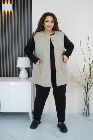 Alpaka yelek No. 9503/1